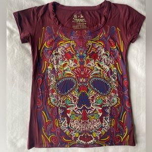 NWOT Mexican skull colorful Tshirt